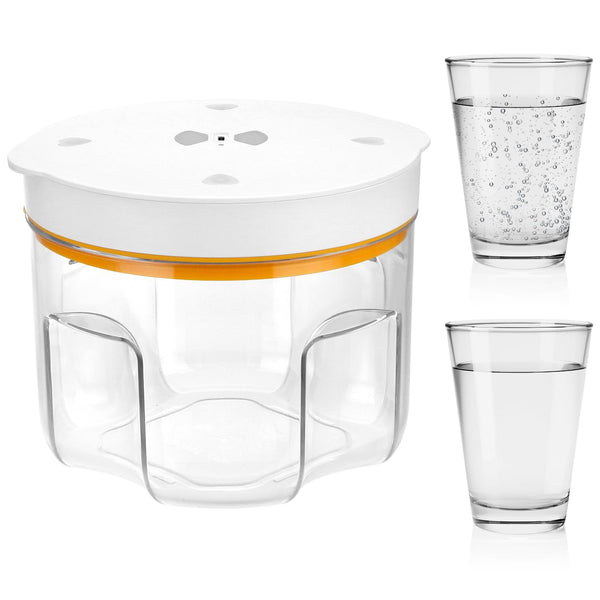 QWORK® Vakuumkammer 95 kPa zur Harzblasen-Entfernung – bis 2000 ml – leise <60 dB – in 10 Min. fertig