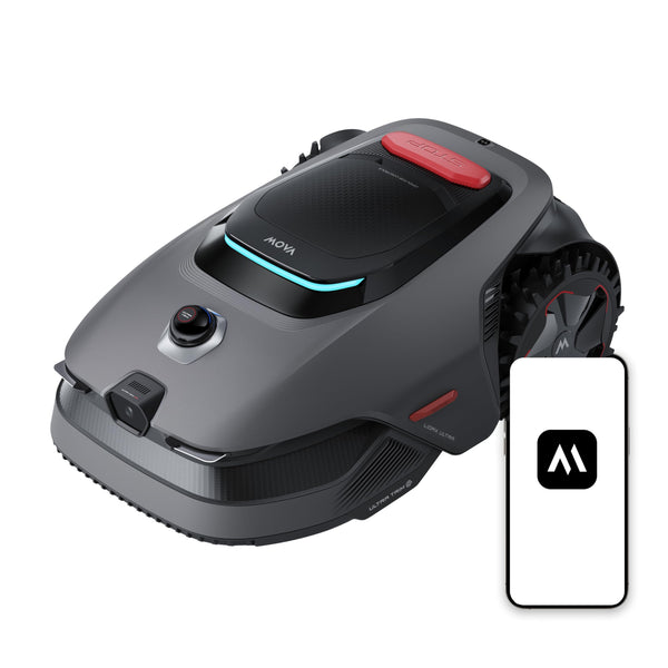 MOVA LiDAX Ultra 1200 Mähroboter 1200 m² – Ohne Begrenzungskabel, 3D LiDAR+Vision, 5 cm Kantenschnitt