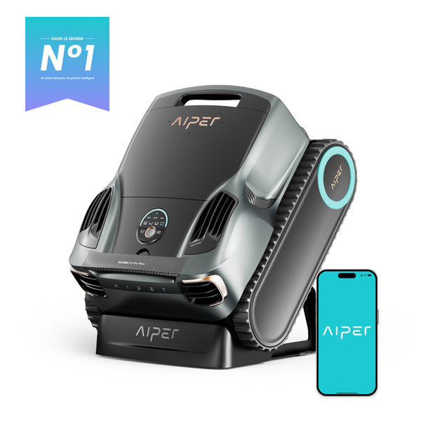 Aiper Scuba X1 Pro Max Poolroboter kabellos mit Akku, 360° Mapping FlexiPath 2.0