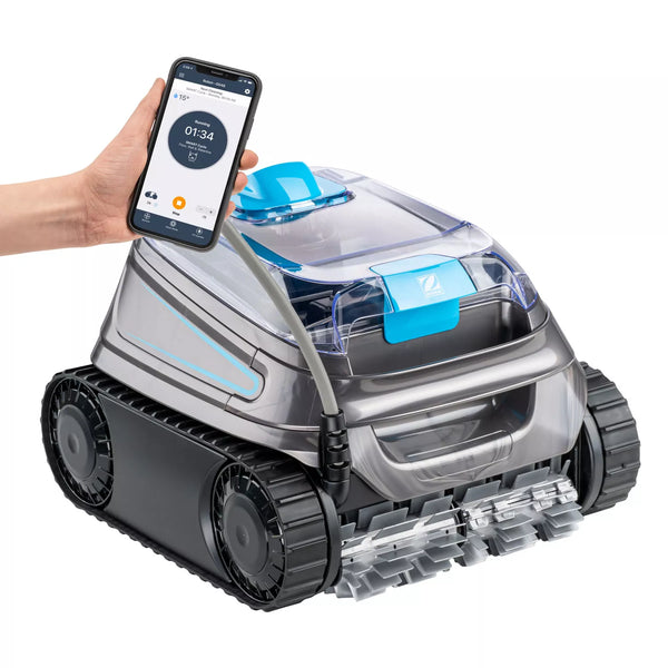 Zodiac CNX 50 iQ Poolroboter mit App-Steuerung, Zyklon-Technologie für Boden & Wände bis 12x6m